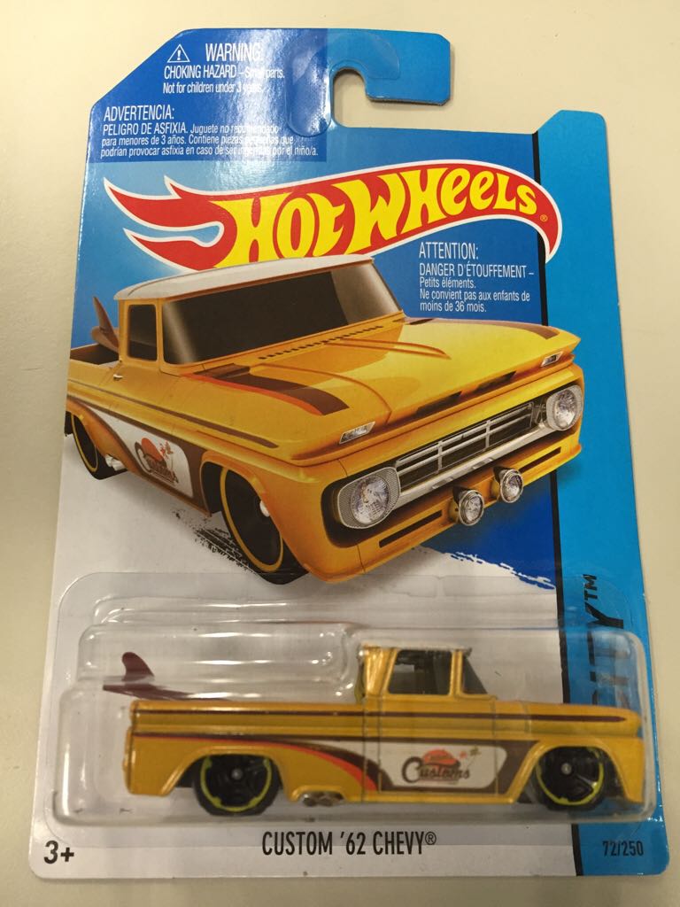 Custom ’62 Chevy - ’14 HW City toy car collectible - Main Image 1