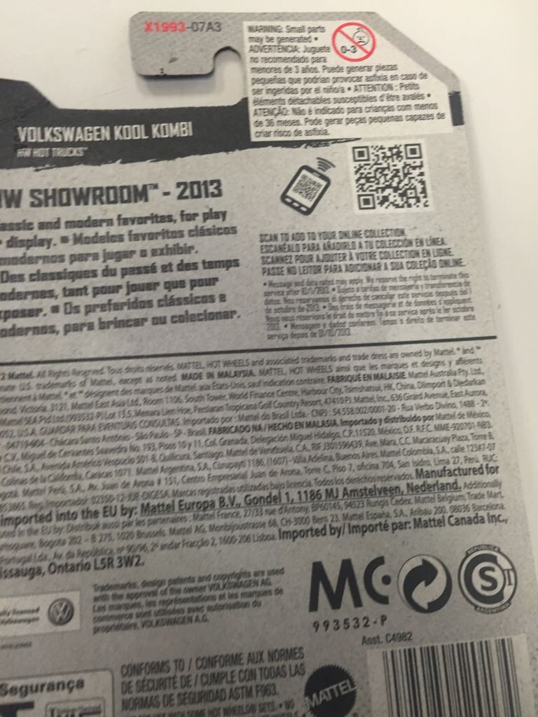 Kool Kombi (Lm) - HW Hot Trucks toy car collectible - Main Image 2