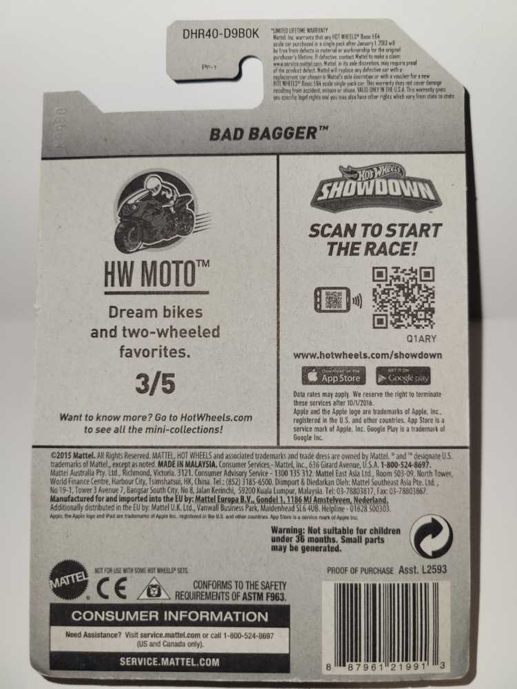 Bad Bagger - HW Moto toy car collectible - Main Image 4