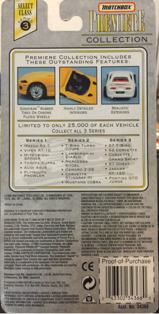 1963 Corvette Grand Sport 34368 - Premiere Collection Series 3 toy car collectible - Main Image 2