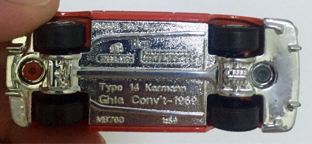 Volkswagen 1969 Type 14 Karmann Ghia Convertible (Loose)  toy car collectible - Main Image 2