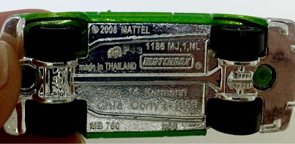 Type 14 Karmann Ghia Convertible 1969  toy car collectible - Main Image 2