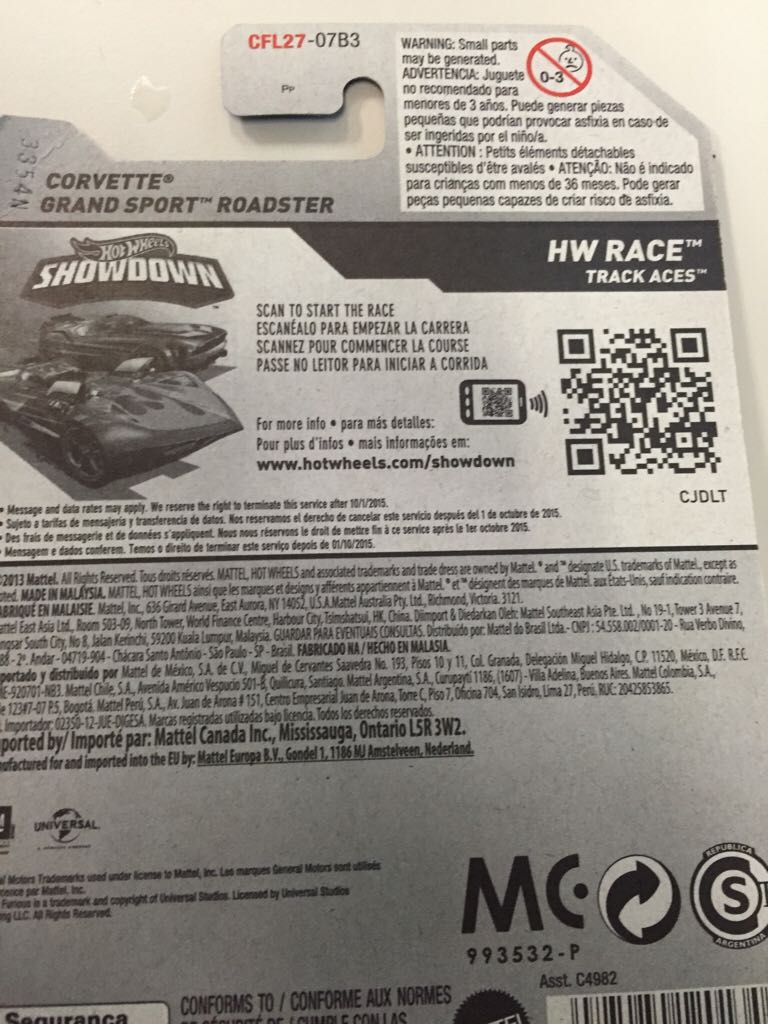 Corvette Grand Sport Roadster - Track Aces toy car collectible - Main Image 2