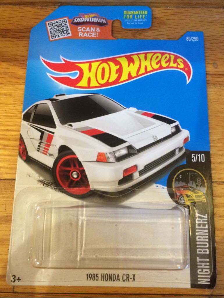 Honda CR-X 1985 - ’16 HW Night Burnerz toy car collectible - Main Image 2