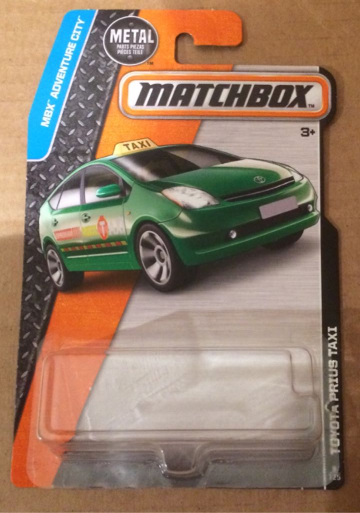 Toyota Prius Taxi - 2016 - MBX Adventure City toy car collectible - Main Image 2
