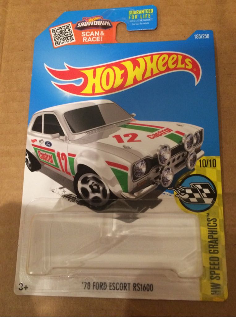 Ford Escort RS1600 ’70 - ’16 HW Speed Graphics toy car collectible - Main Image 2
