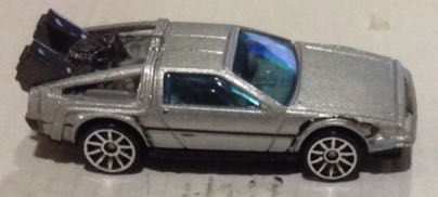 Back To The Future Time Machine - Hot Wheels toy car collectible - Main Image 2