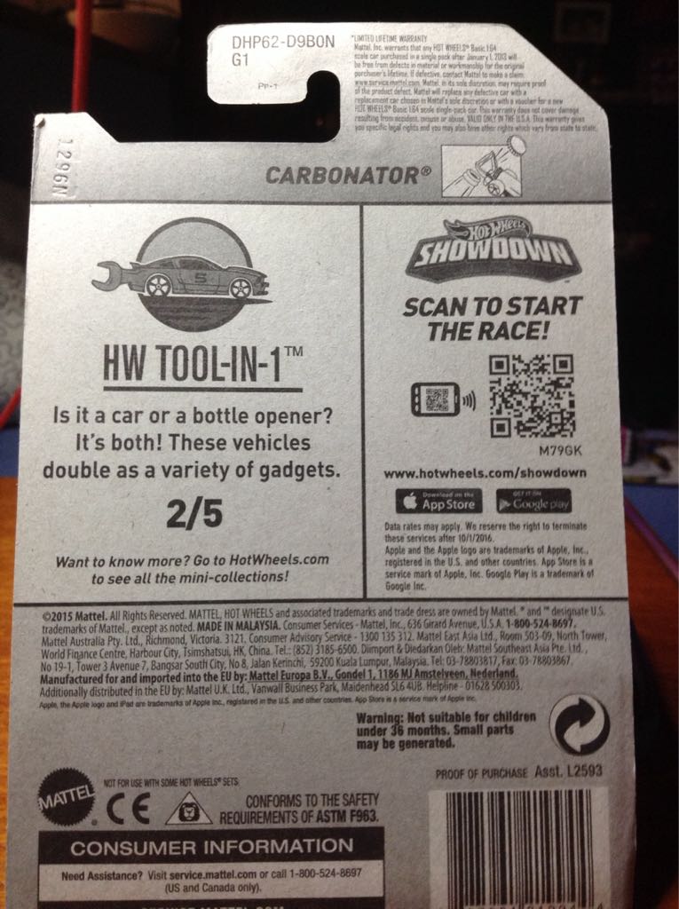 Carbonator - HW Tool-In-1 toy car collectible - Main Image 2