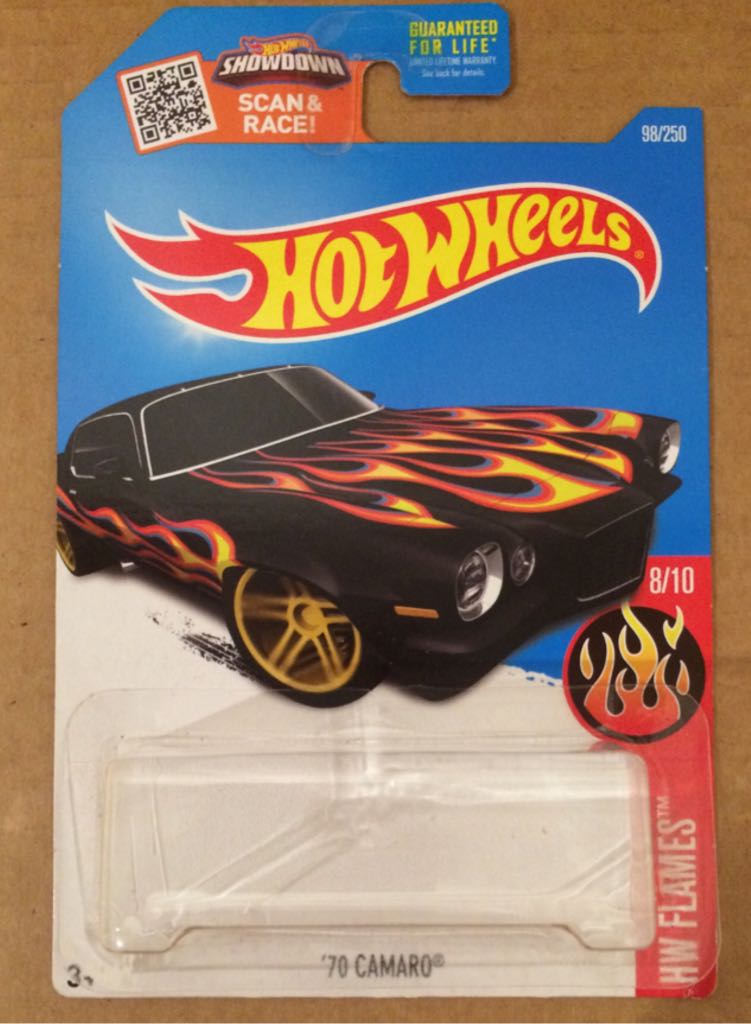 Camaro ’70 - ’16 HW Flames toy car collectible - Main Image 2
