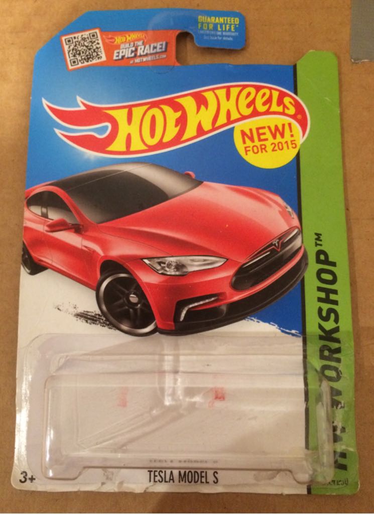 Tesla Model S - HW WORKSHOP toy car collectible - Main Image 2