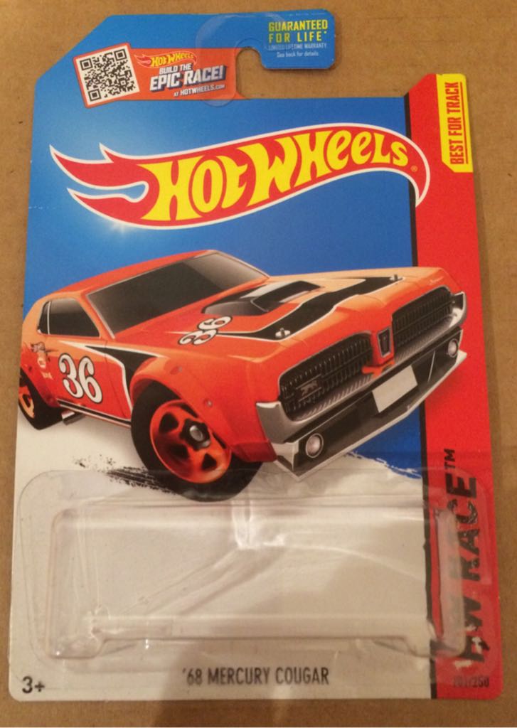 Mercury Cougar ’68 - HW Race toy car collectible - Main Image 2