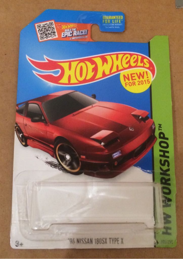 Nissan 180SX Type X ’96 - HW WORKSHOP toy car collectible - Main Image 2