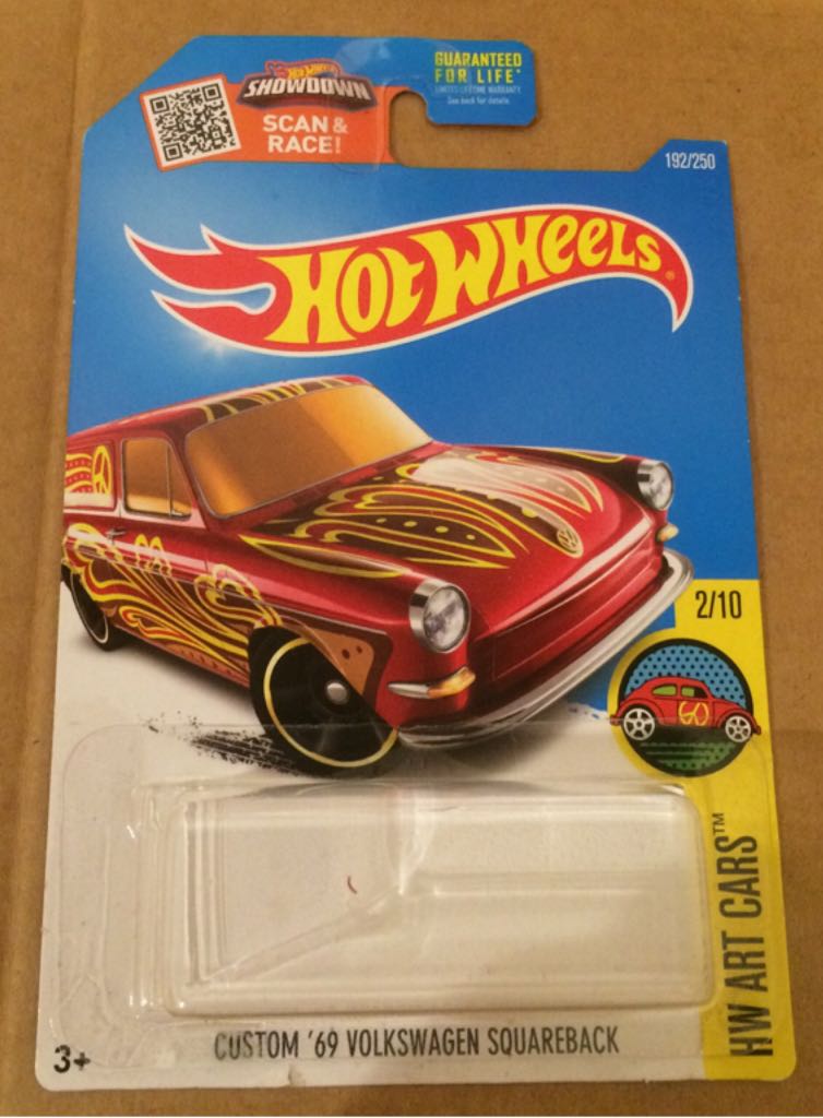 Volkswagen Squareback Custom - 1969 - ’16 HW Art Cars toy car collectible - Main Image 2