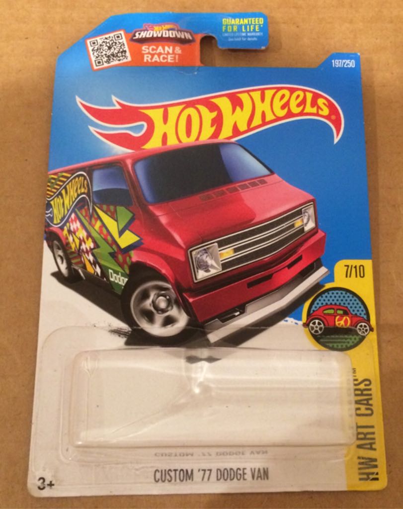 Dodge Van Custom ’77 - ’16 HW Art Cars toy car collectible - Main Image 2