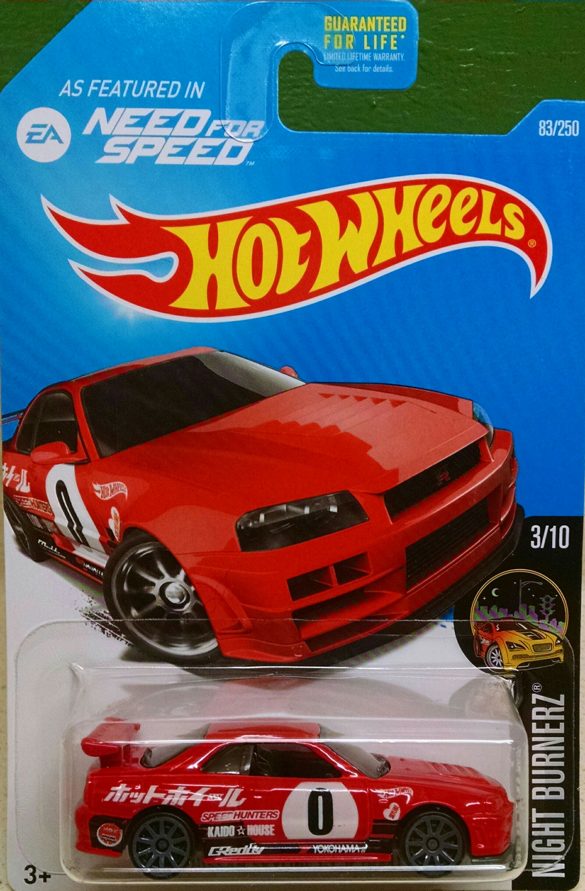 Nissan Skyline GT-R (R34) - 2016 - Night Burnerz toy car collectible - Main Image 1