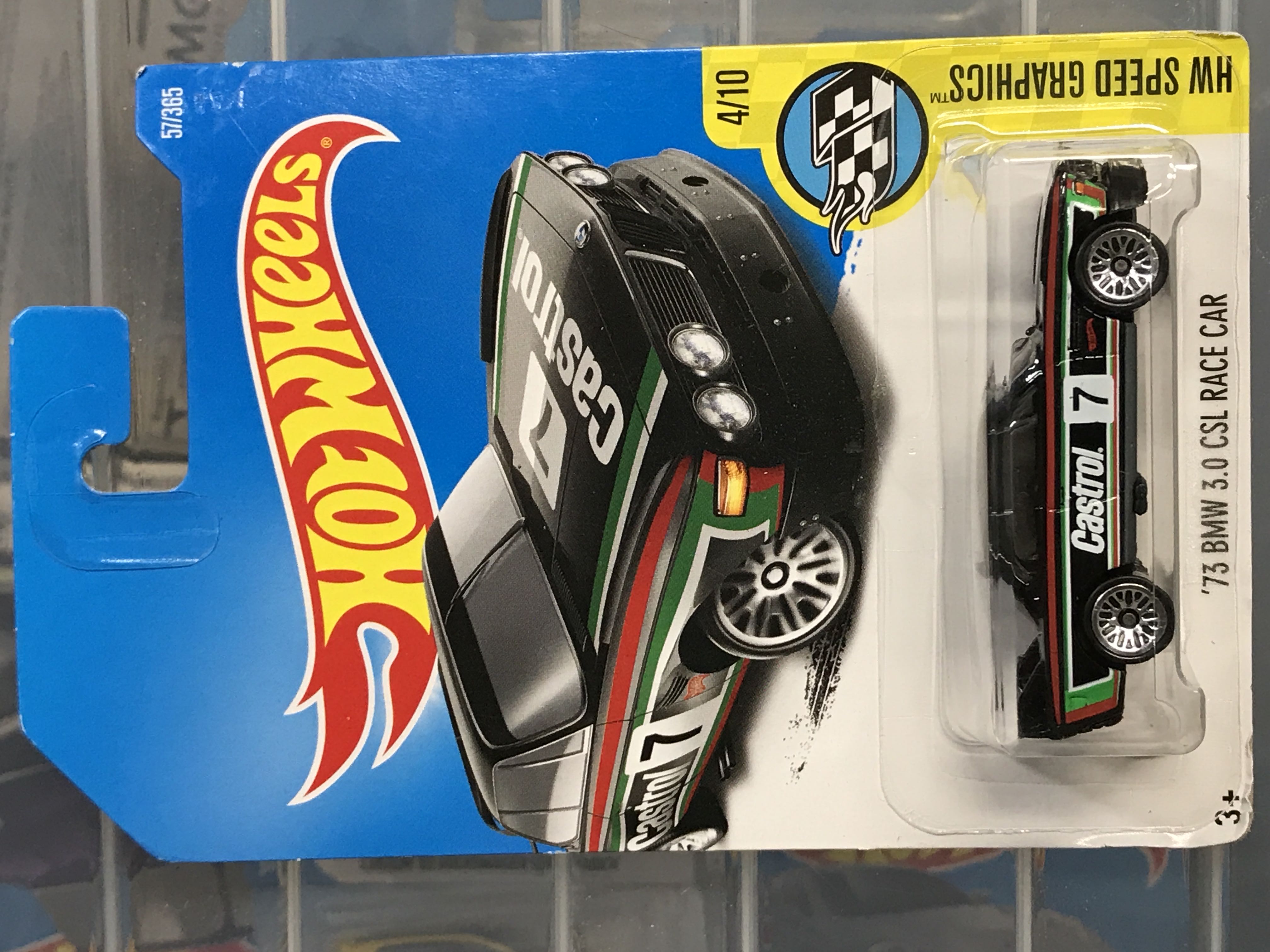 ’73 BMW 3.0 CSL Race Car - Retro Racers toy car collectible - Main Image 3