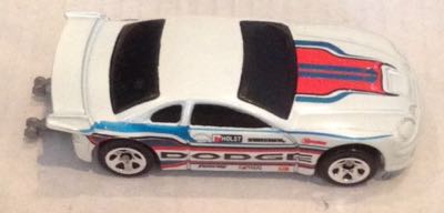 Dodge Neon Drag Blanco - Hot Wheels toy car collectible - Main Image 2