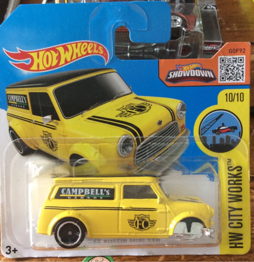’67 Austin Mini Van  - HW City Works toy car collectible - Main Image 2