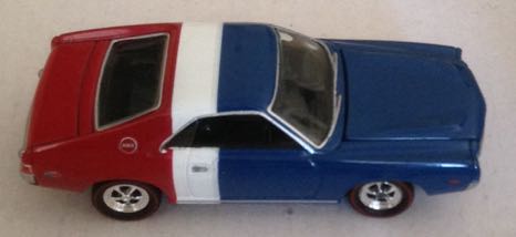 AMX Javelin Azul Blanco y Rojo - Johnny Lightning toy car collectible - Main Image 2