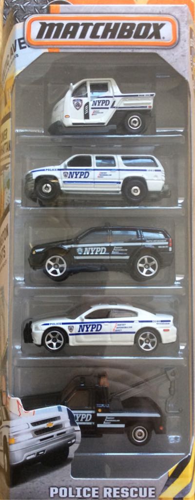 Police Rescue 5-Pack - Djy03 toy car collectible - Main Image 1