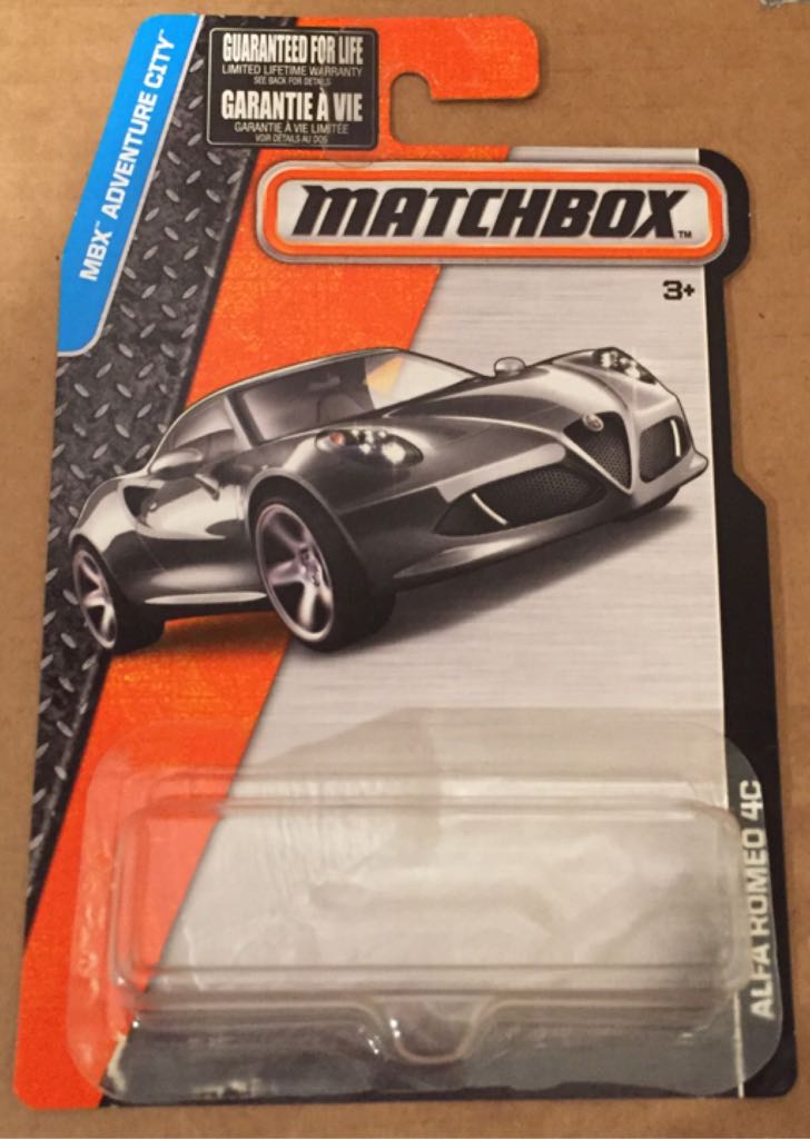 Alfa Romeo 4C - 2016 - MBX Adventure City toy car collectible - Main Image 2
