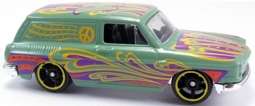 Custom ’69 Volkswagen Squareback - HW Art Cars toy car collectible - Main Image 2