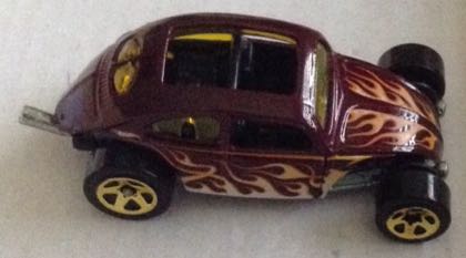 Loo85 Negro Con Flamas - Hot Wheels toy car collectible - Main Image 2