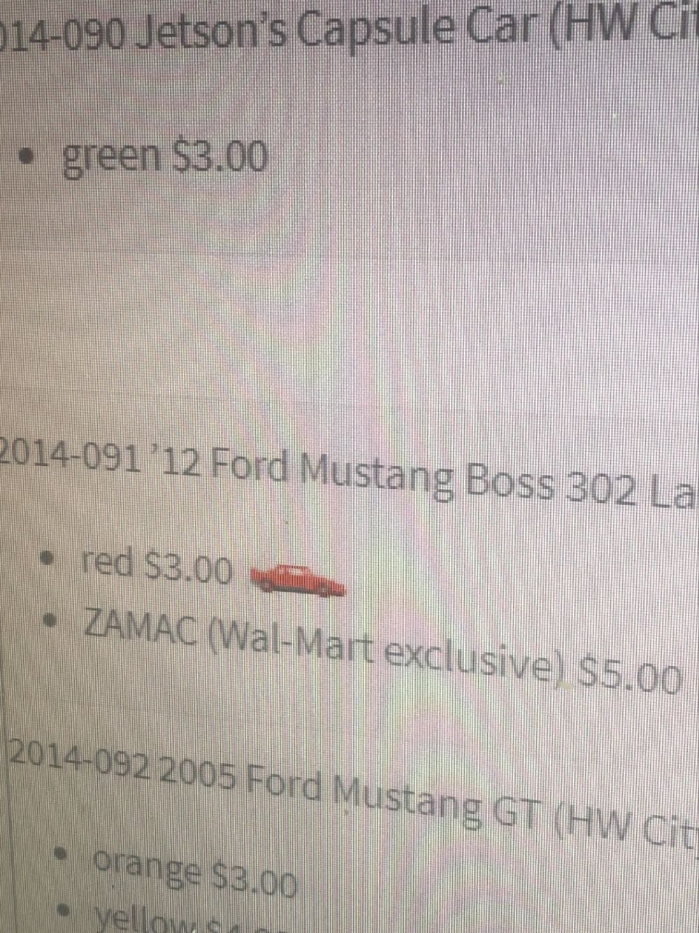 12 Ford Mustang Boss 302 Laguna Seca - 14 HW CITY toy car collectible - Main Image 3