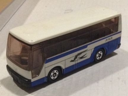Isuzu Super Hi-Decker Bus Blanco Azul - Tomica toy car collectible - Main Image 2