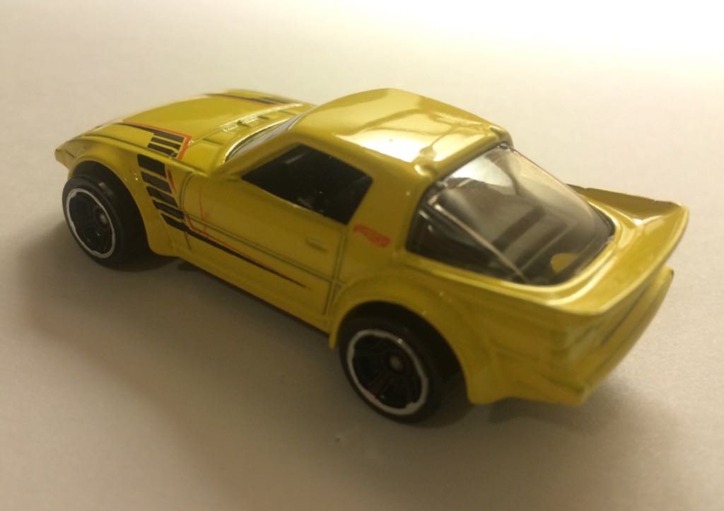 Loose Mazda RX-7 - HW City - 2014 Night Burnerz toy car collectible - Main Image 2
