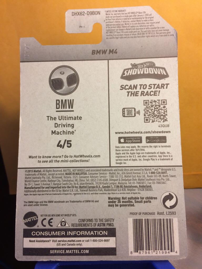 BMW M4 - BMW M Collection toy car collectible - Main Image 2