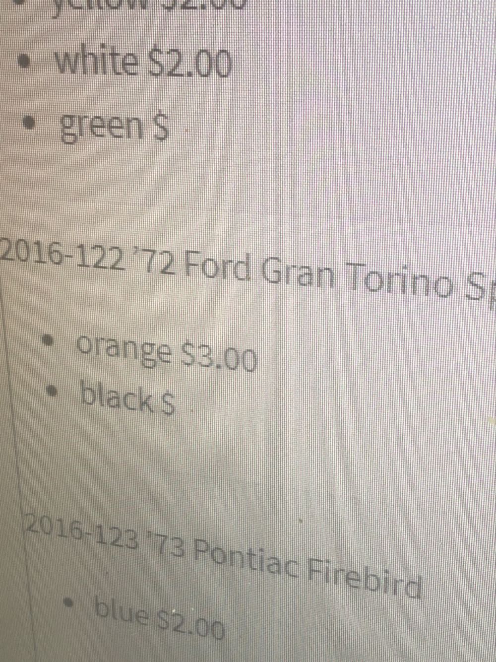 ’72 Ford Gran Torino Sport - Hot Wheels toy car collectible - Main Image 3