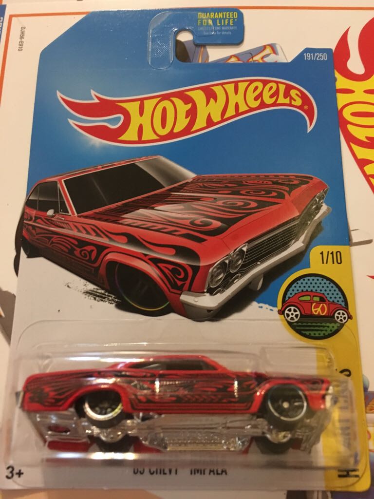 ’65 Chevy Impala - 2016 - HW Art Cars toy car collectible - Main Image 1