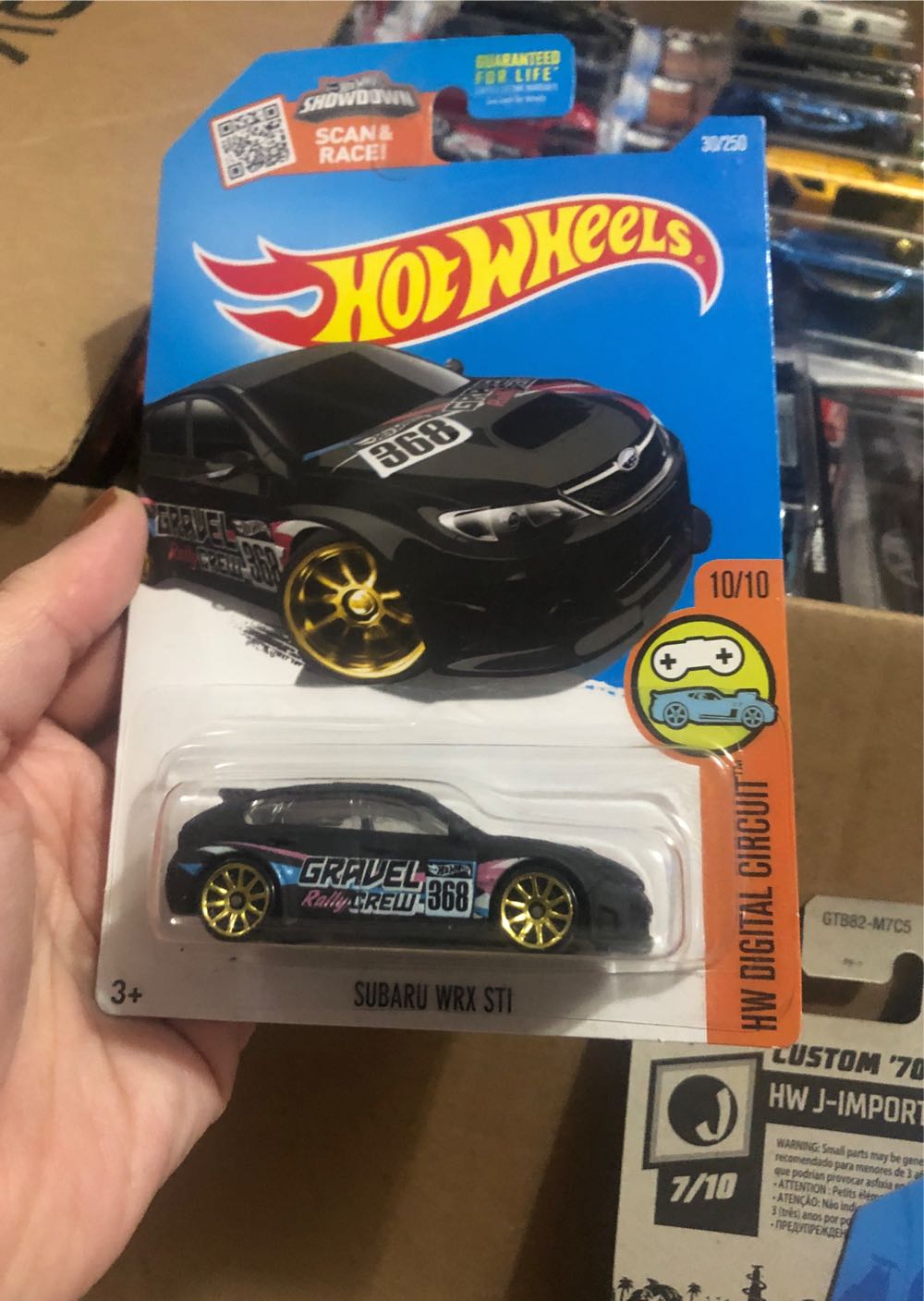 2011 Subaru WRX STI - HW Digital Circut toy car collectible - Main Image 3