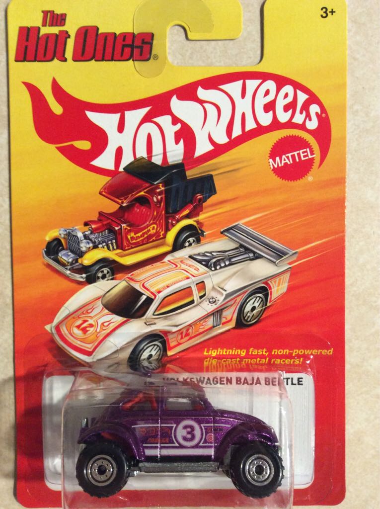 VW Baja Beetle Hot Ones - The Hot Ones toy car collectible - Main Image 1
