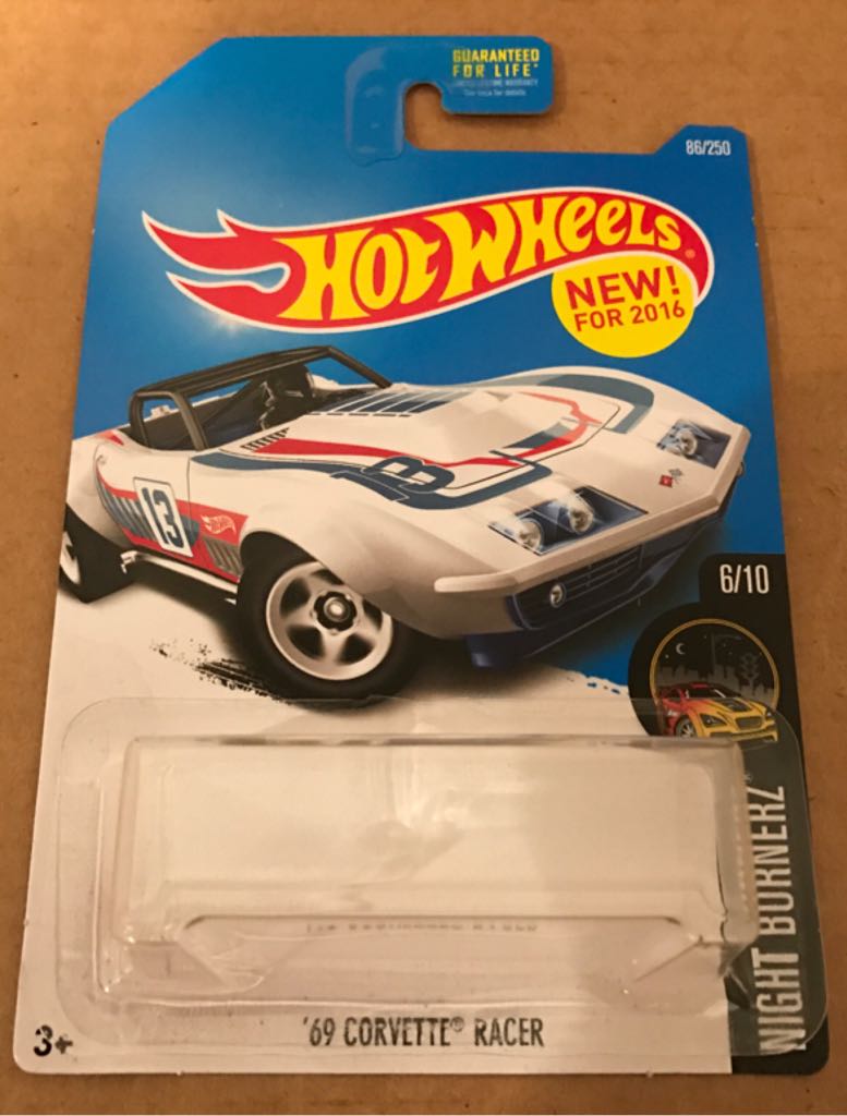 Corvette Racer ’69 - ’16 Night Burnerz toy car collectible - Main Image 2
