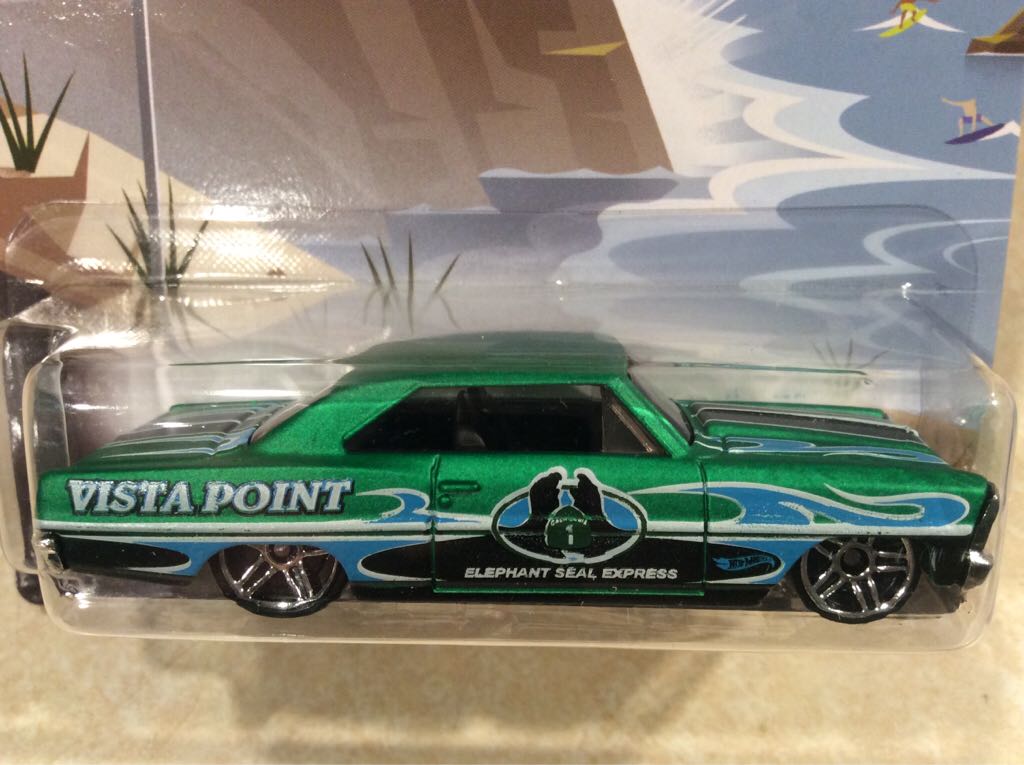 66 Chevy Nova Road Trippin - HW Road Trippin’ toy car collectible - Main Image 2