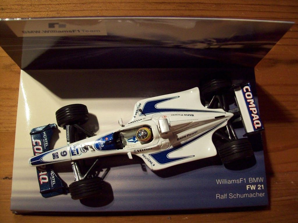 Williams FW21, #9, R. Schumacher, Launch Car 2000, Minichamps, BMW Box,1:43 - Minichamps toy car collectible - Main Image 2