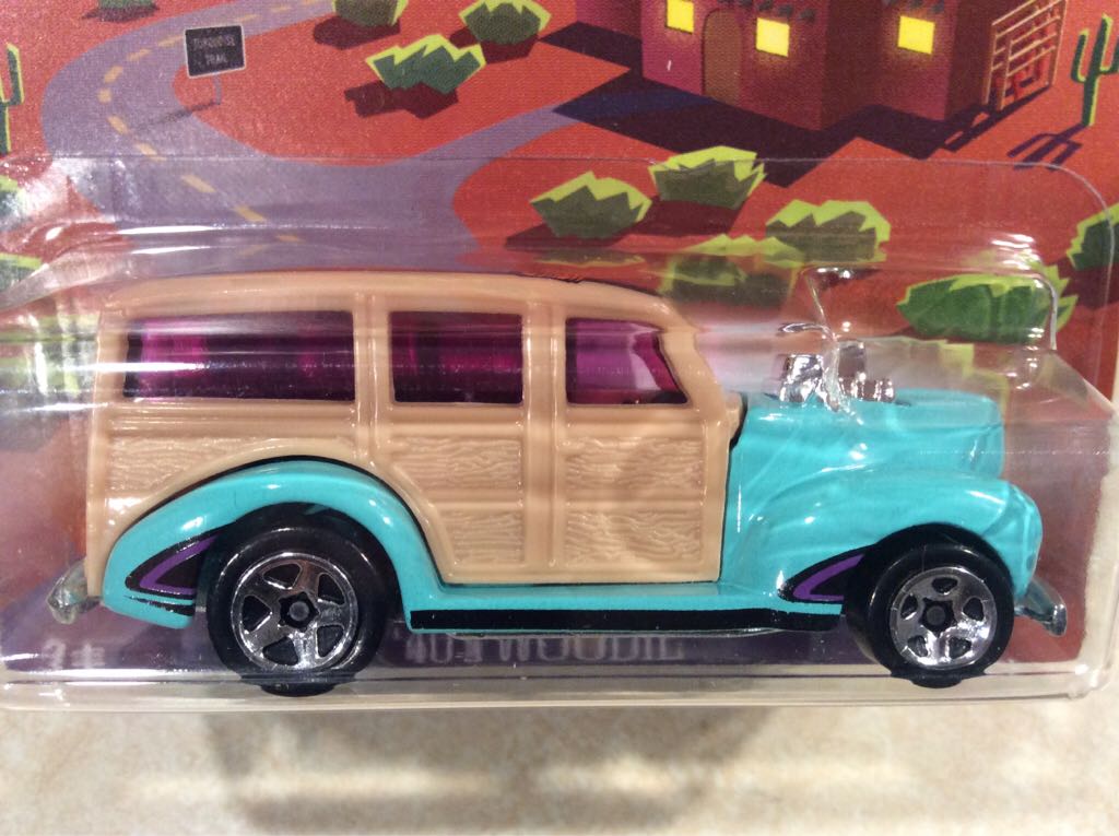 40s Woodie Road Trippin - HW Road Trippin’ toy car collectible - Main Image 2