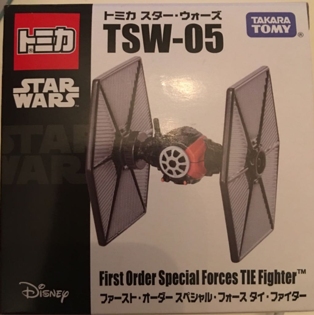 STW-05.2 First Order Special Forces TIE Fighter - Tomica Star Cars toy car collectible - Main Image 1