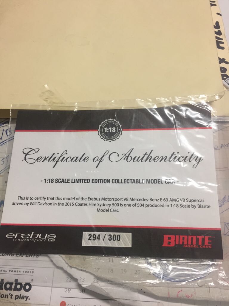 Biante - V8 Supercars toy car collectible - Main Image 2