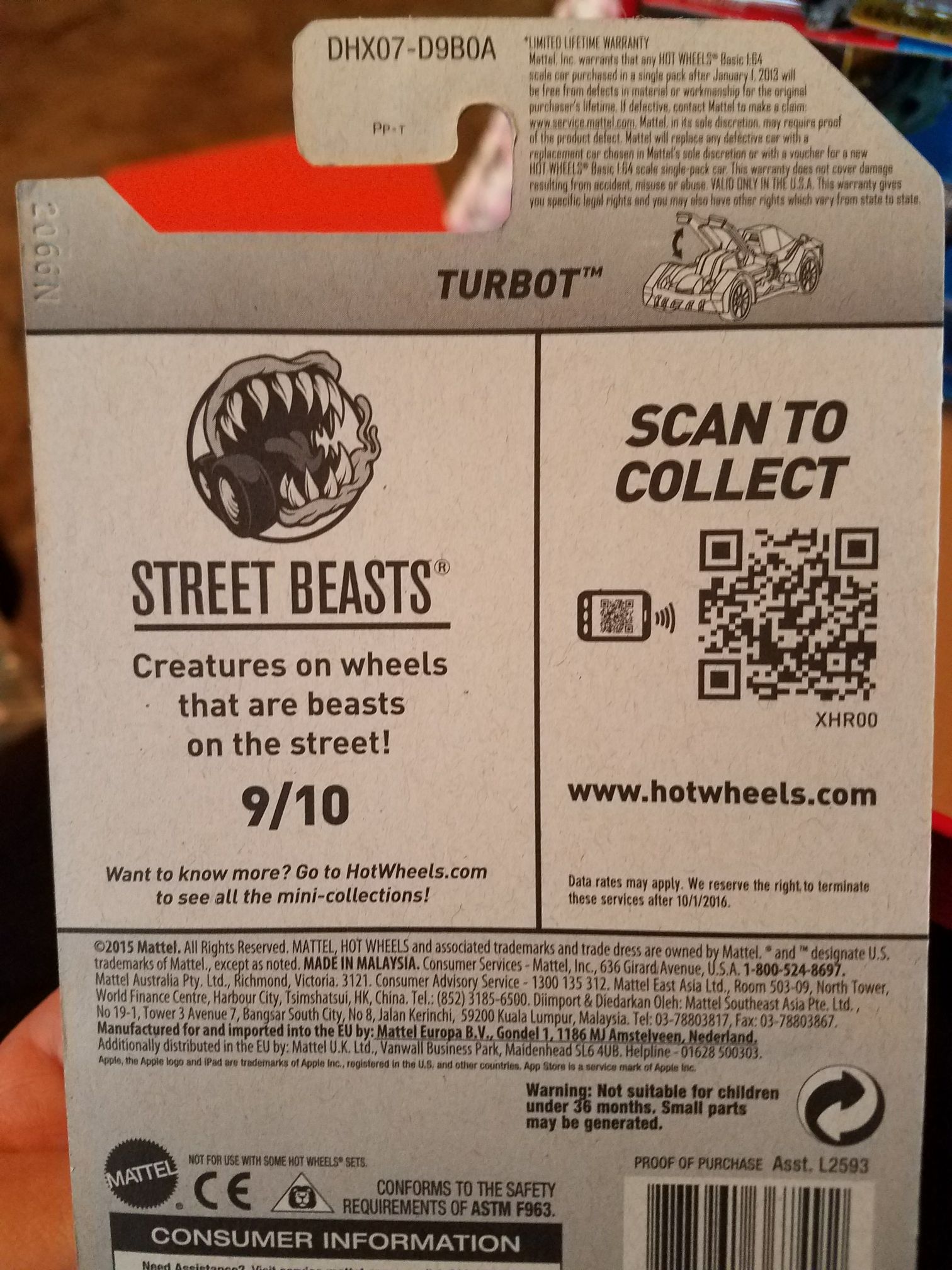 Turbot - 2016 - Street Beasts toy car collectible - Main Image 2