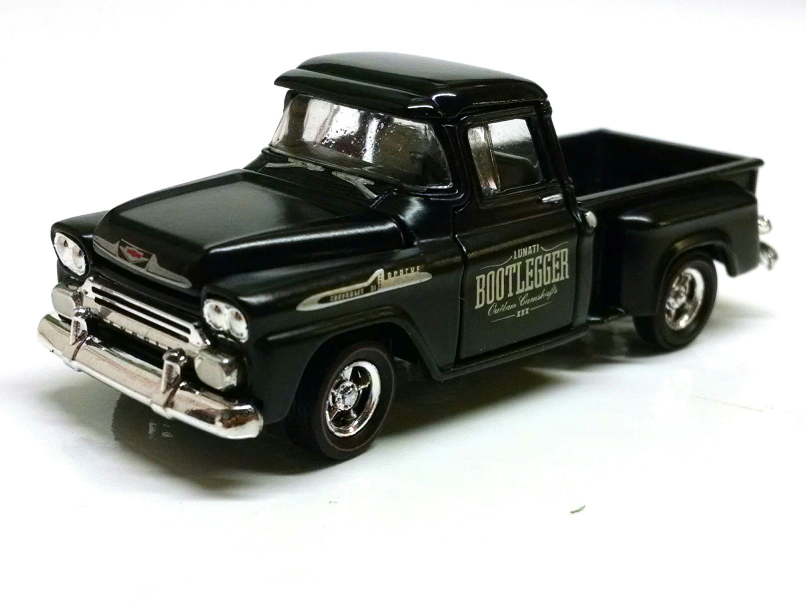 1958 Chevrolet Apache Step Side - Lunati Bootlegger Outlaw Camshafts toy car collectible - Main Image 2