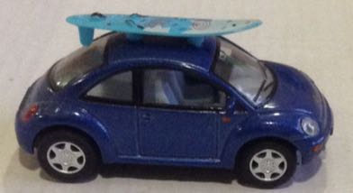 Volkswagen New Beatle Azul - Kinsmart toy car collectible - Main Image 2