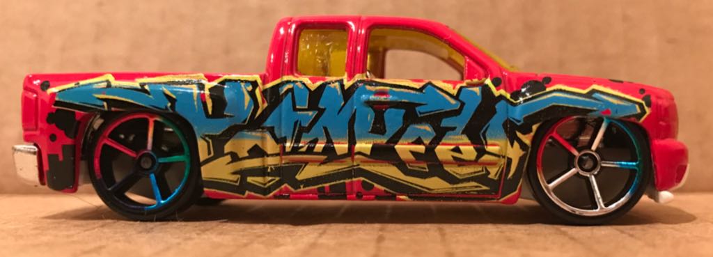 Chevy Silverado - ’16 HW Art Cars toy car collectible - Main Image 1