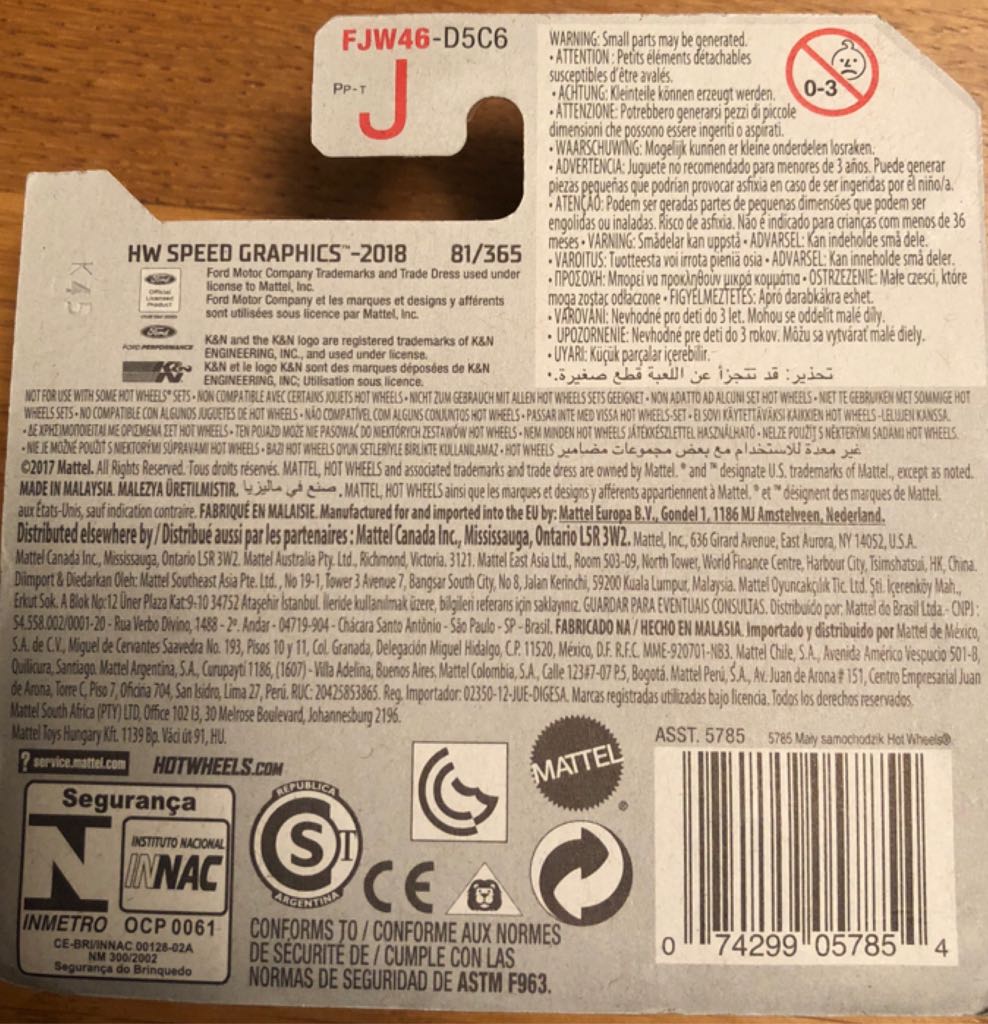 15 Ford F150 - 2018 - HW Speed Graphics toy car collectible - Main Image 2