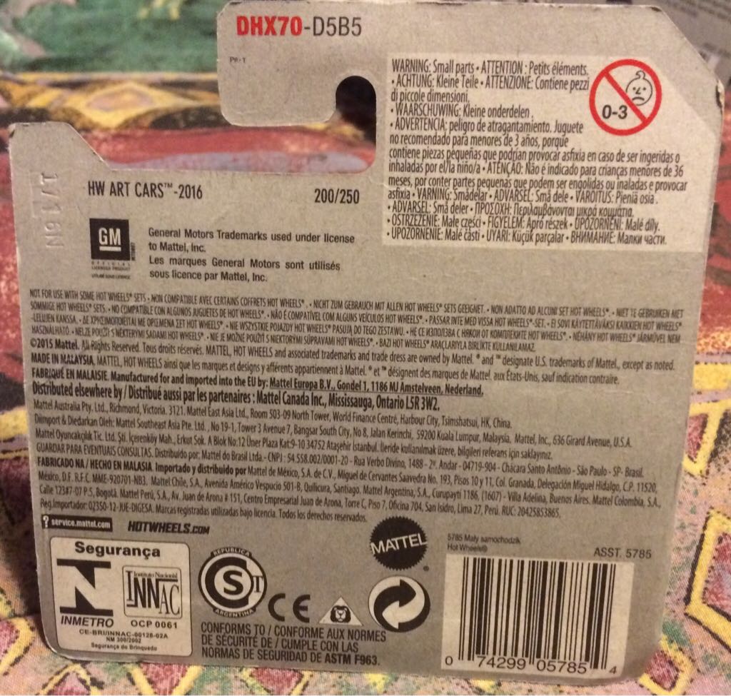 Chevy Silverado - ’16 HW Art Cars toy car collectible - Main Image 2