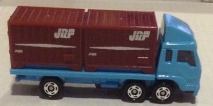 Fuso Truck Azul  Contenedores Cafe - Tomica toy car collectible - Main Image 2