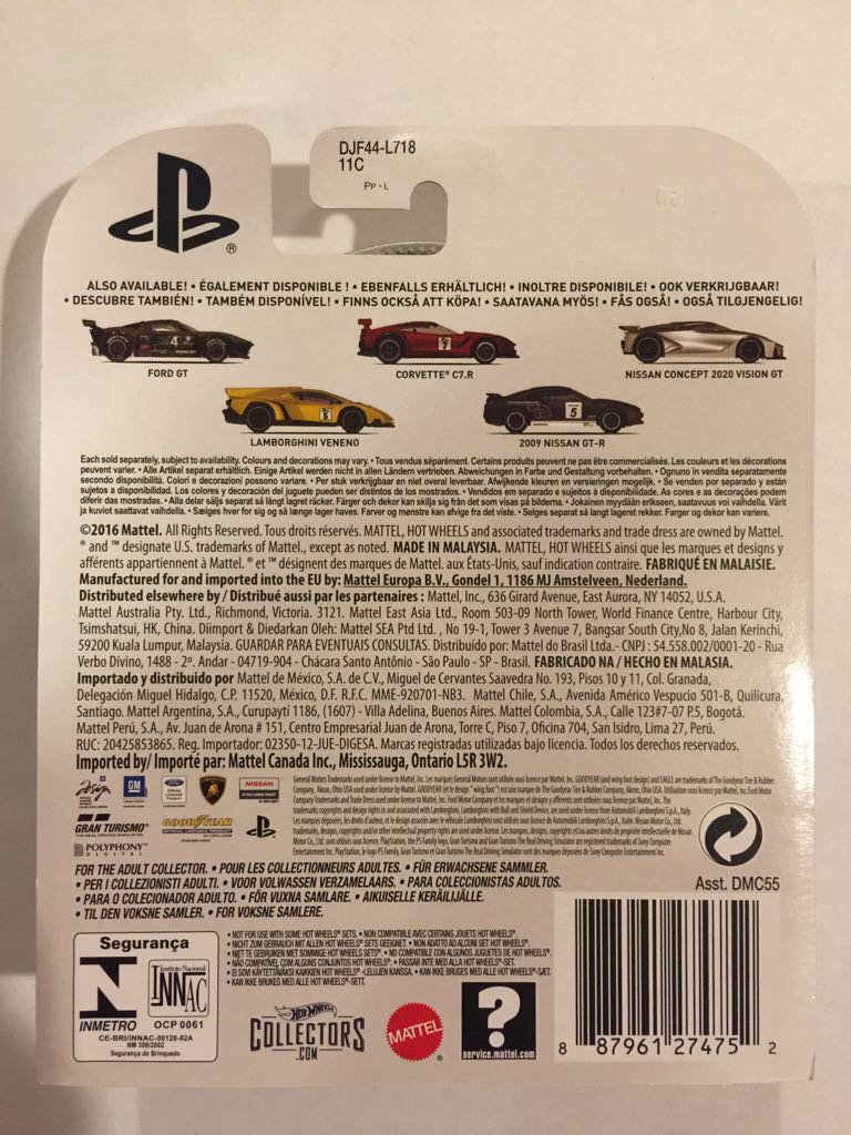 Corvette C7.R - 2016 Gran Turismo toy car collectible - Main Image 2