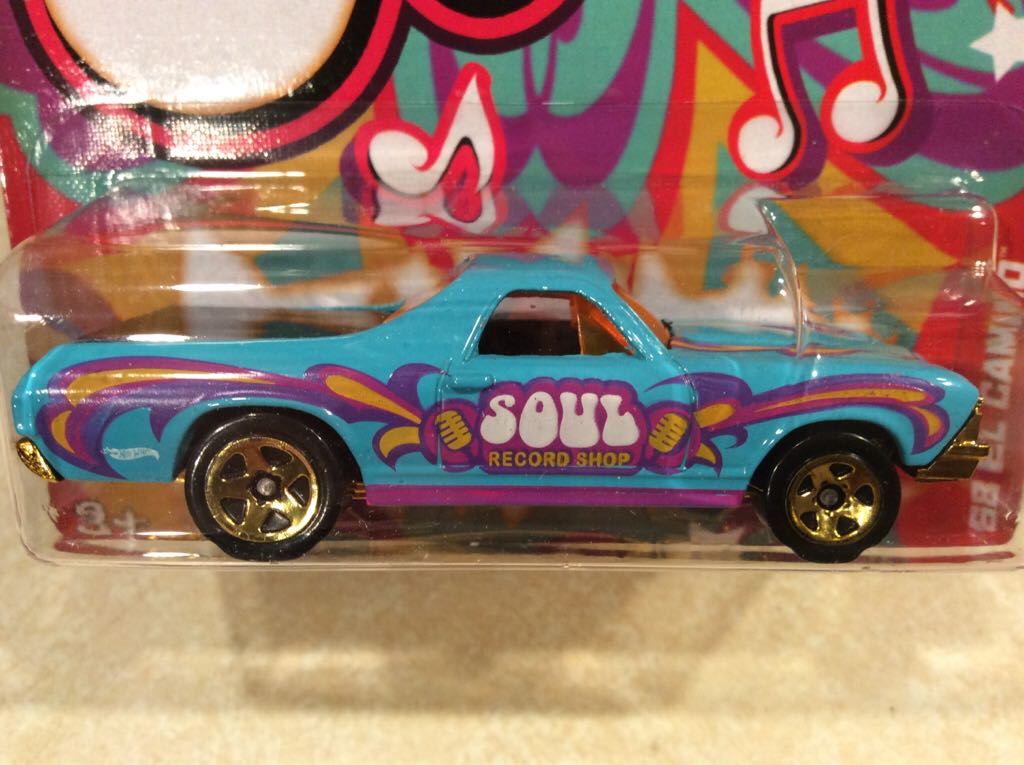 68 El Camino Jukebox - HW Jukebox toy car collectible - Main Image 2
